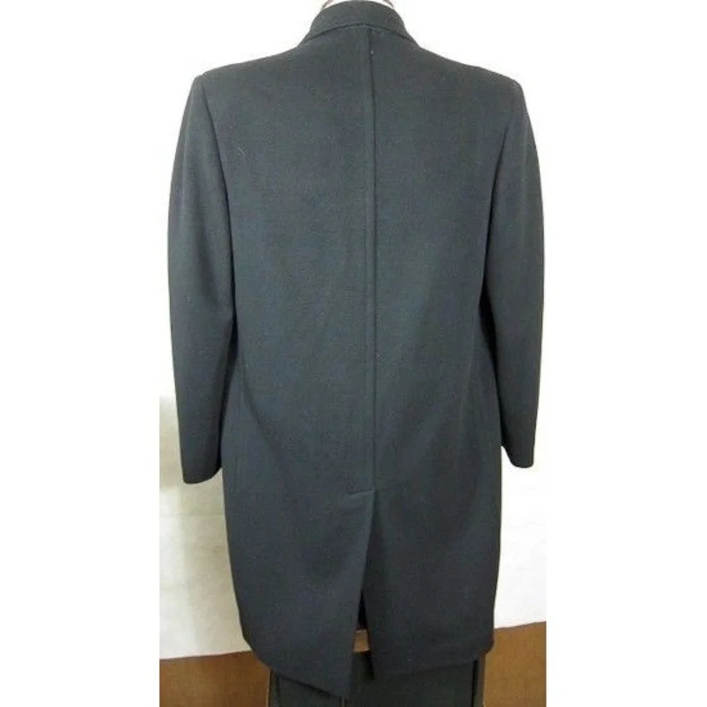 VTG Alexandre London Bespoke Wool Milium Insulated Overcoat Made in England 42R
